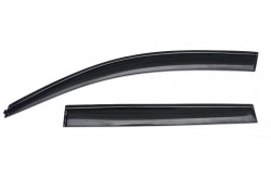 Дефлекторы боковых окон с черным молдингом Mazda CX-5