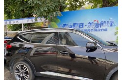 Дефлекторы окон хромированные из 6 частей Haval F7