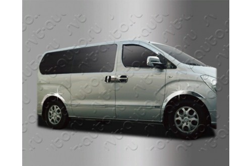 Хромированные накладки на колесные арки Hyundai Grand Starex