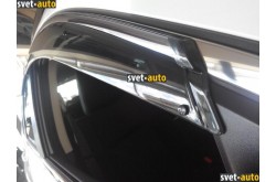 Дефлекторы с хромированным молдингом Peugeot 4008