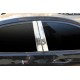 Хромированные накладки стоек дверей Hyundai Solaris 1