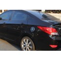 Хромированная накладка на крышку бензобака Hyundai Solaris 1