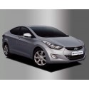 Хромированные накладки на зеркала с повторителем Hyundai Solaris