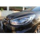 Накладки на фары хромированные Hyundai Solaris