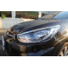 Накладки на фары хромированные Hyundai Solaris