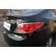 Хромированные накладки на задние фонари Hyundai Solaris