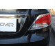Хромированные накладки на задние фонари Hyundai Solaris