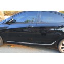 Хромированные молдинги на двери Hyundai Solaris