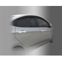 Хромированные накладки на ручки под смарт-ключ Hyundai Solaris