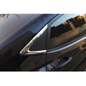 Хромированные молдинги задних форточек Hyundai Solaris
