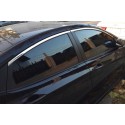 Хромированные молдинги окон Hyundai Solaris 1