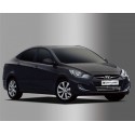 Хромированная накладка решетки бампера Hyundai Solaris