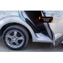 Накладки на внутренние части задних арок Chevrolet Aveo 2 седан