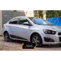 Молдинги на двери Chevrolet Aveo 2 седан
