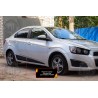 Молдинги на двери Chevrolet Aveo 2 седан