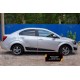 Молдинги на двери Chevrolet Aveo 2 седан