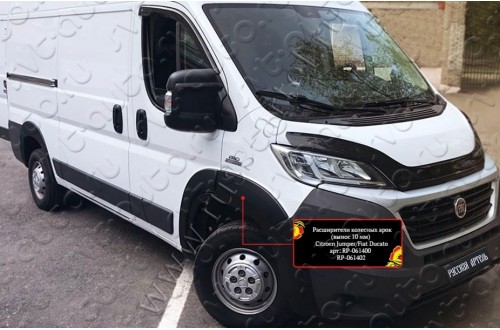 Расширители колесных арок с выносом 10 мм Citroen Jumper 2