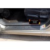 Накладки на внутренние пороги дверей Honda Civic 4D