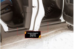 Накладки на внутренние пороги дверей Hyundai Creta 1
