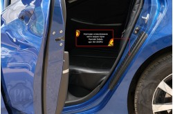 Накладки на внутренние части задних арок Hyundai Solaris 1