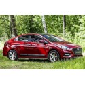 Молдинги на двери Hyundai Solaris 2
