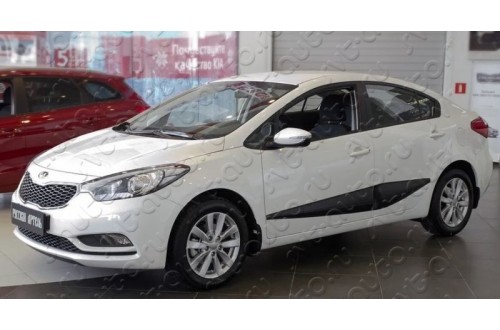 Молдинги дверей широкие Kia Cerato 3