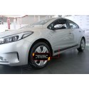 Молдинги на двери узкие Kia Cerato 3 рестайлинг