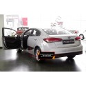 Молдинги дверей широкие Kia Cerato 3 рестайлинг