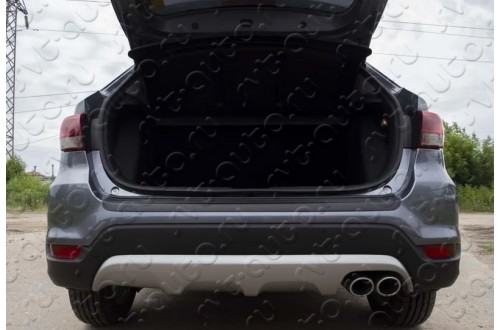 Накладка на задний бампер Kia Rio X-Line