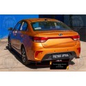 Сплиттер заднего бампера Kia Rio 4