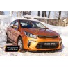 Спойлер на передний бампер Kia Rio 4