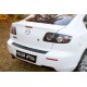 Накладка на задний бампер Mazda 3 BK седан  рестайлинг