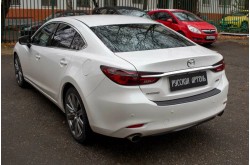 Накладка на задний бампер Mazda 6 GJ рестайлинг 2