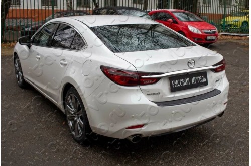 Накладка на задний бампер Mazda 6 GJ рестайлинг 2