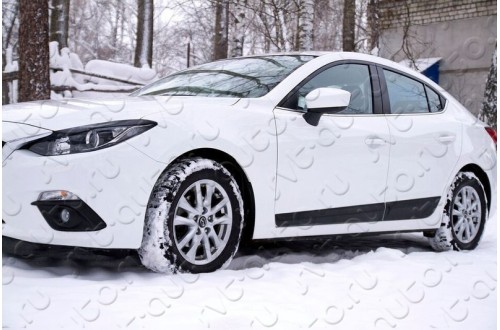 Молдинги дверей Mazda 3 BM седан
