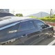 Дефлекторы с хромированным молдингом Kia K5