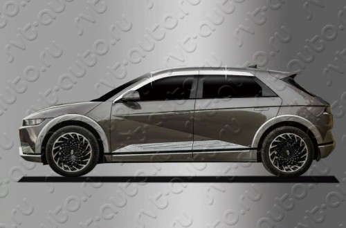 Дефлекторы окон хромированные Hyundai IONIQ 5