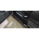 Пороги алюминиевые Slim Line Black Audi Q8
