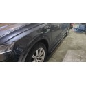 Пороги алюминиевые Slim Line Black Audi Q8
