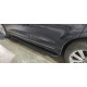 Пороги алюминиевые Slim Line Black Audi Q8