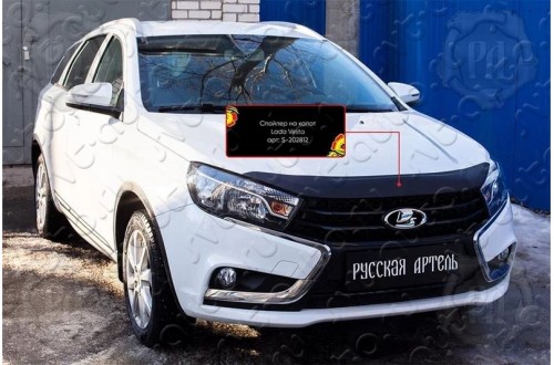 Спойлер на капот без скотча Lada Vesta SW