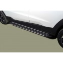 Пороги алюминиевые Slim Line Silver JAC JS4