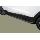 Пороги овальные гнутые с накладкой JAC JS4
