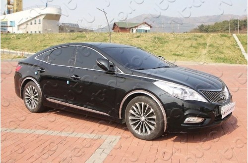 Хромированные накладки на колесные арки Hyundai Grandeur 5