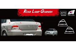 Хромированные накладки задних фар Nissan Almera Classic
