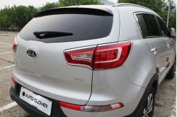 Хромированные накладки на задние фонари Kia Sportage 3