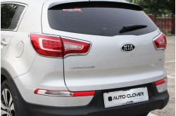Хромированные накладки на задние фонари Kia Sportage 3