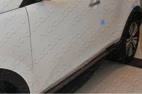 Хромированные молдинги дверей Kia Sportage 3