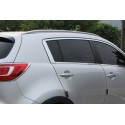 Хромированные накладки на задние стойки дверей Kia Sportage 3