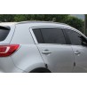Хромированные накладки на задние стойки дверей Kia Sportage 3
